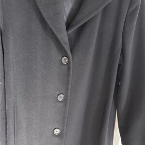 Talbots Black Classic Single-Button Blazer